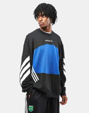 Adidas Premiere Sweater - Black/Team Royal Blue/White