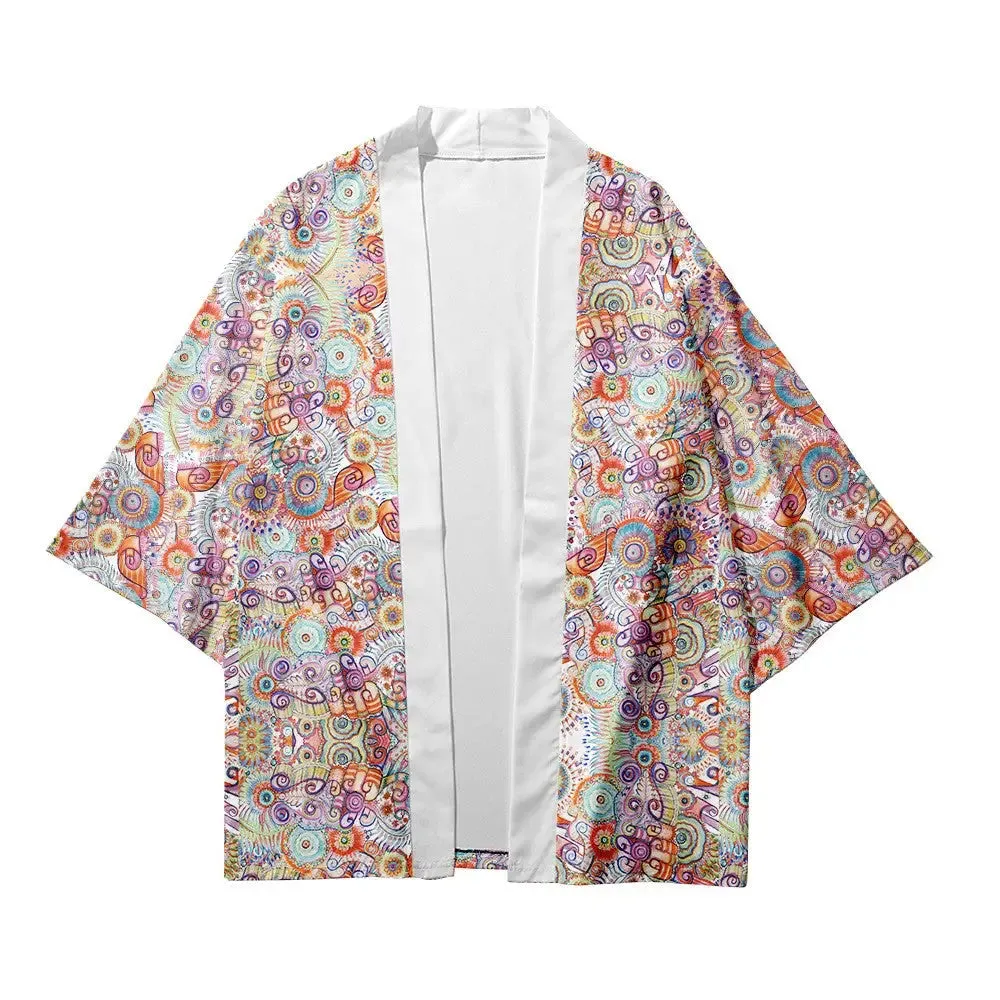 Aesthetic Flowers Japanese Style Kimono