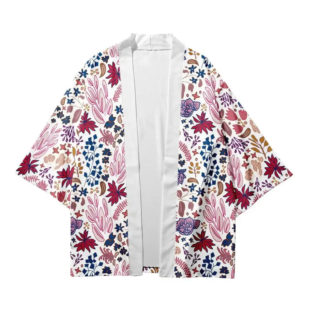 Aesthetic Flowers Japanese Style Kimono