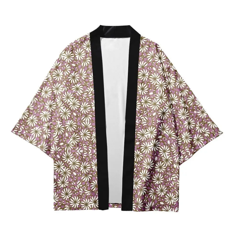 Aesthetic Flowers Japanese Style Kimono