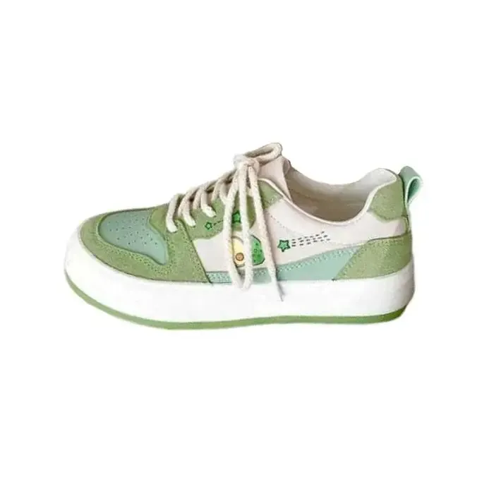 Aesthetic Platform Avocado Strawberry Sneakers