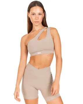 Asymmetric Bra - Vintage Khaki