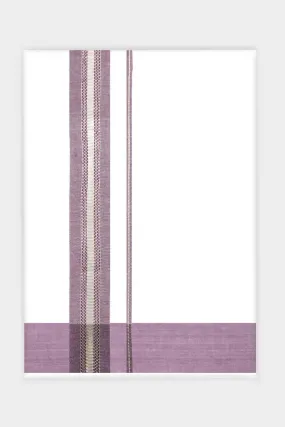 Aylan Yadav - Purple Smooth Cotton Double Dhoti With Fancy Borders | Uathayam