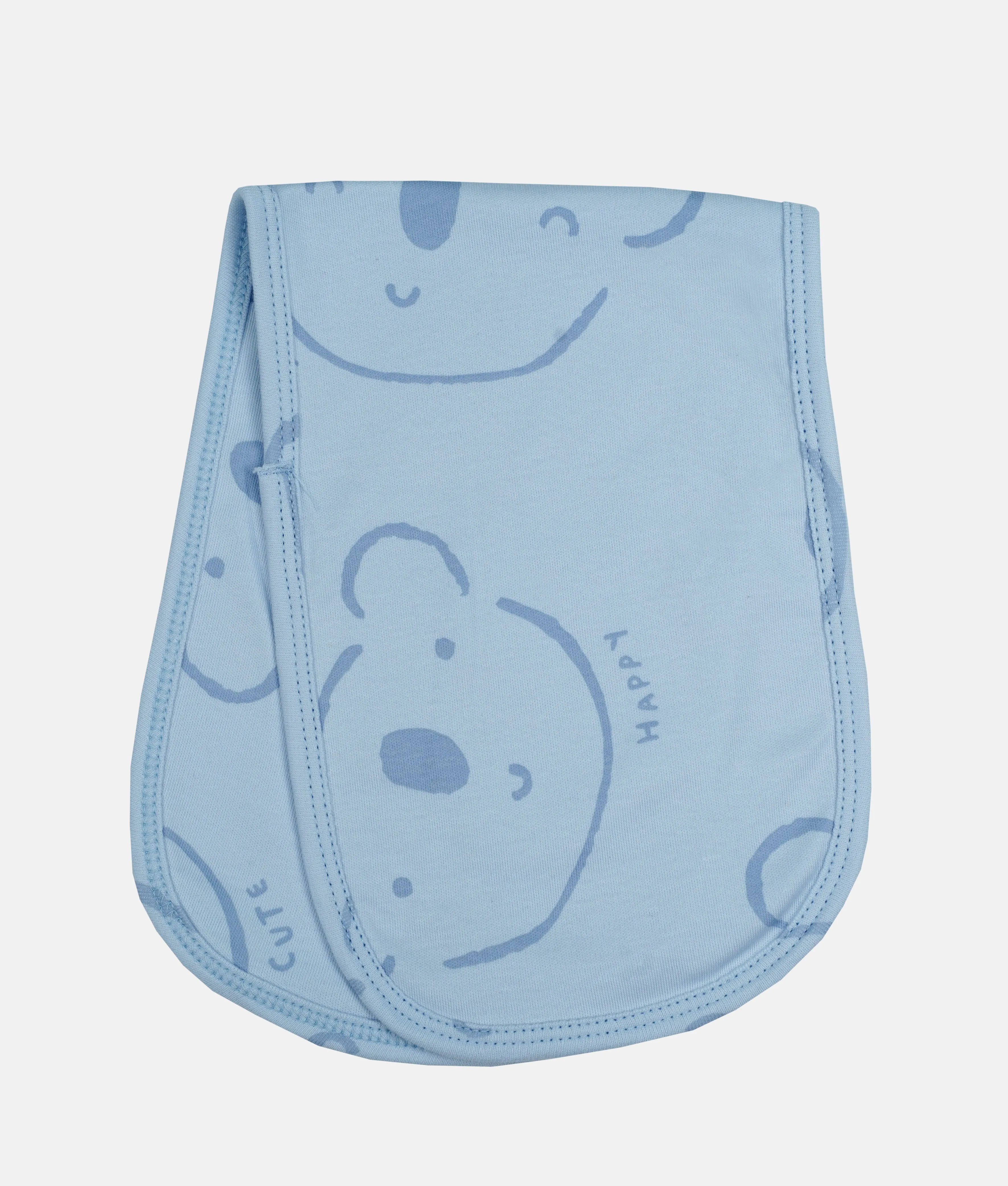 Baby Burp Cloth  -Blue Koala Print