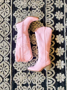 Baby Pink Cowgirl Boots