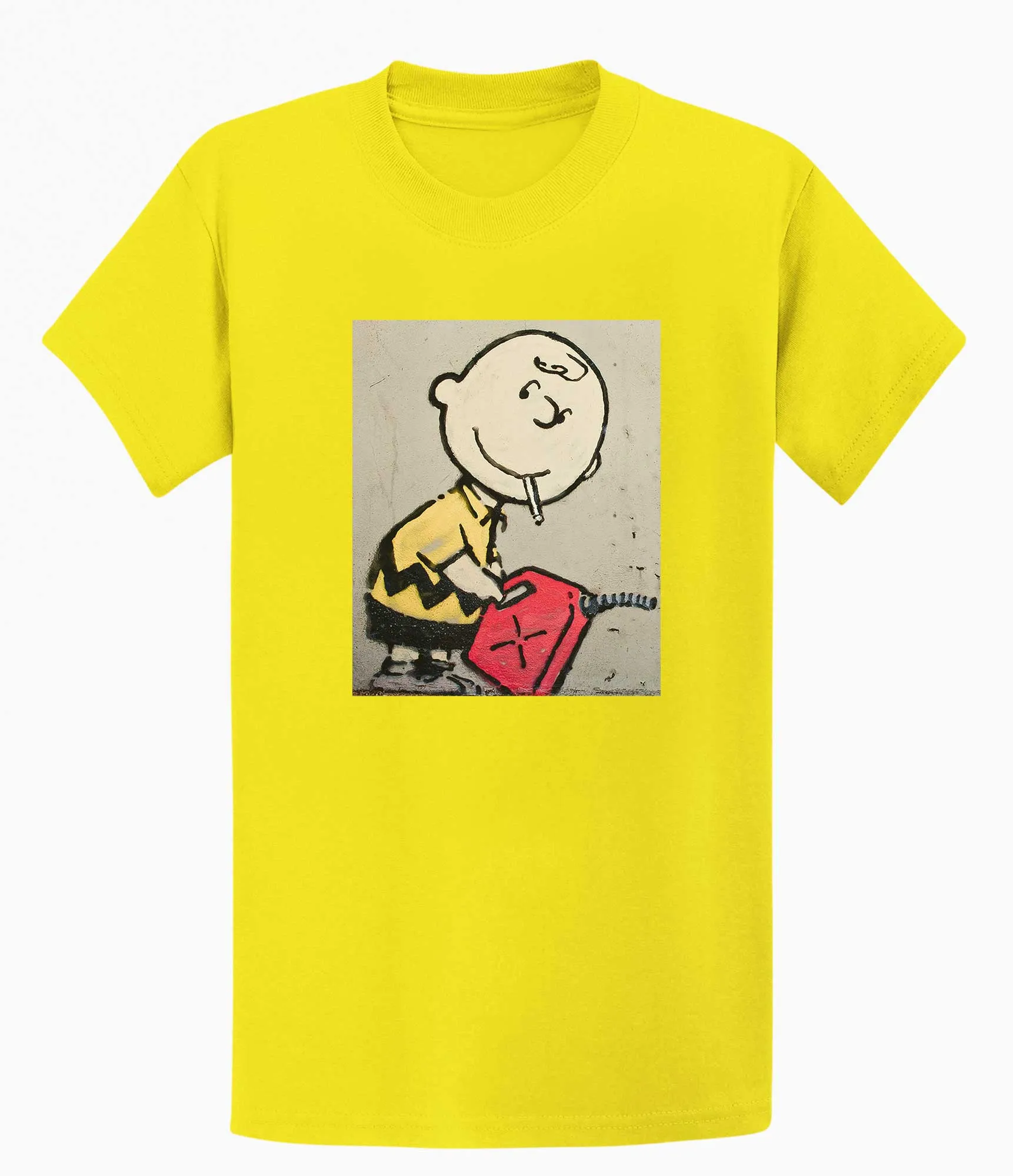 Banksy Unisex T-shirt  - Charlie Brown