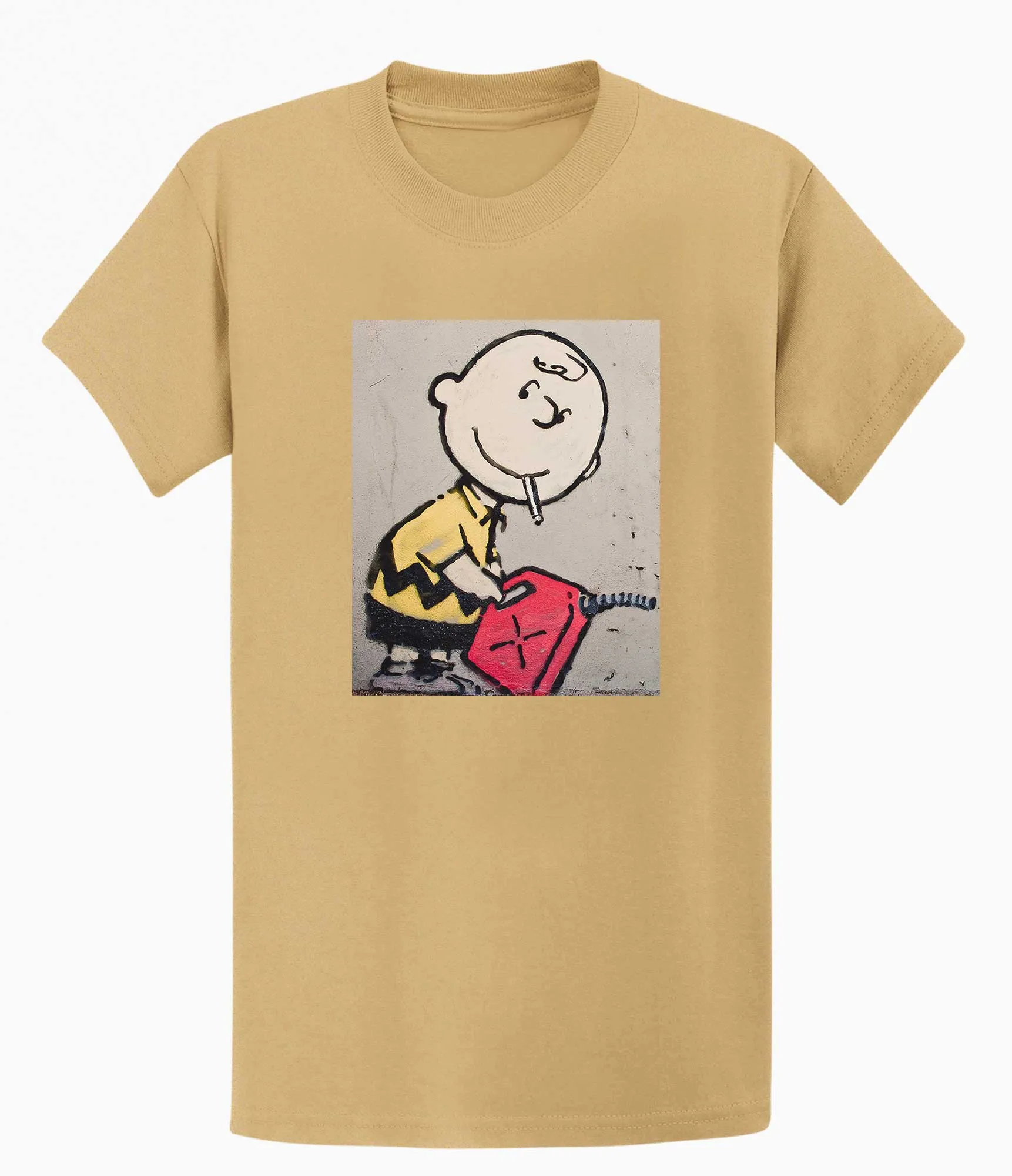 Banksy Unisex T-shirt  - Charlie Brown