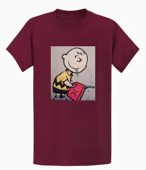 Banksy Unisex T-shirt  - Charlie Brown