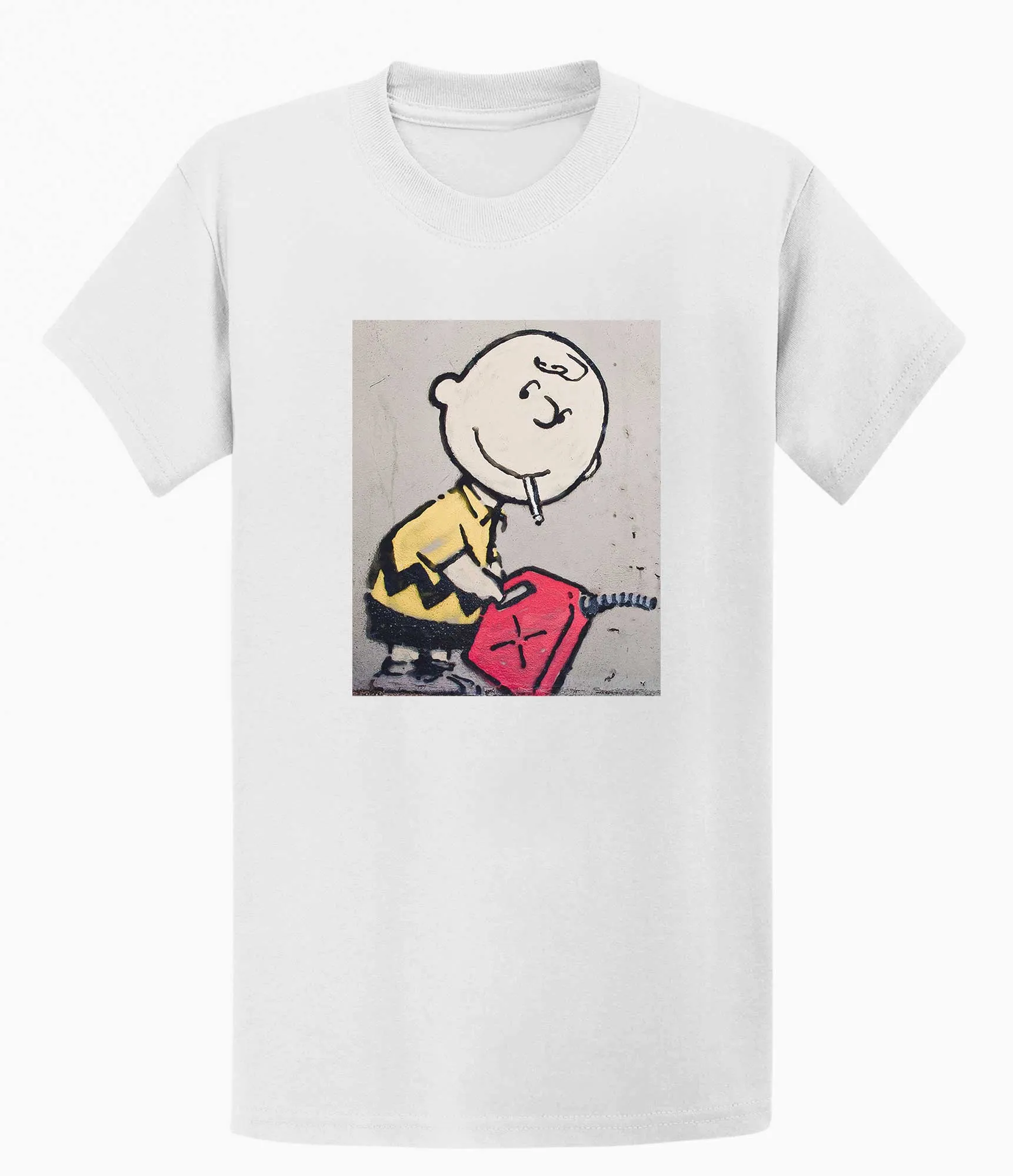 Banksy Unisex T-shirt  - Charlie Brown