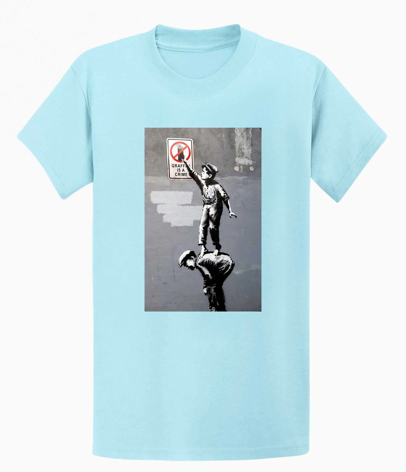 Banksy Unisex T-Shirt - Graffiti is a Crime