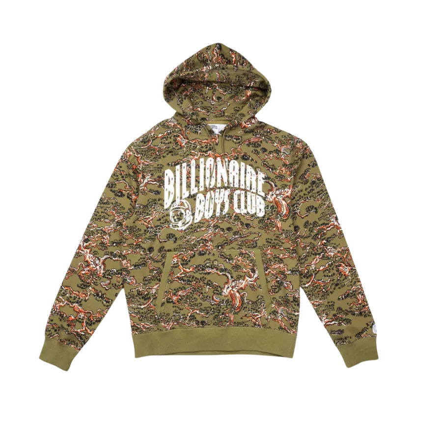 BBC Camo Arch Hoodie Olive