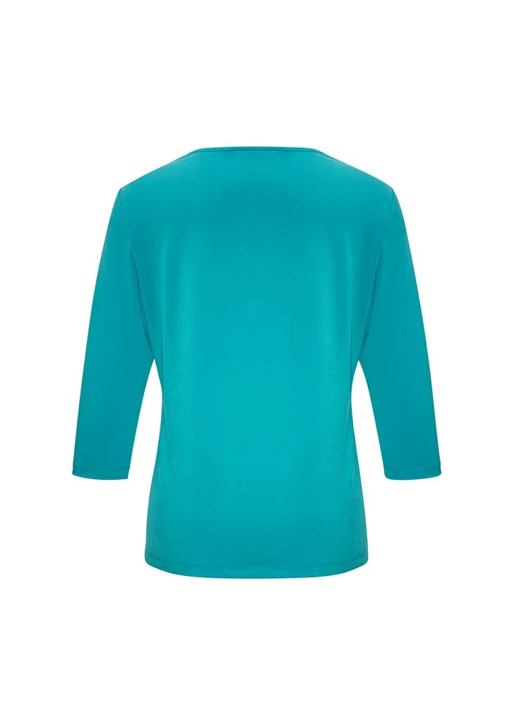 Biz Collection Womens Lana 3/4 Sleeve Top-(K819LT)