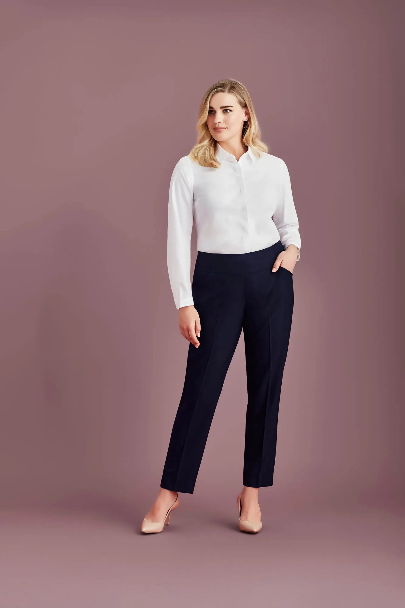 Biz Corporates Ladies Siena Bandless Slimline Pant