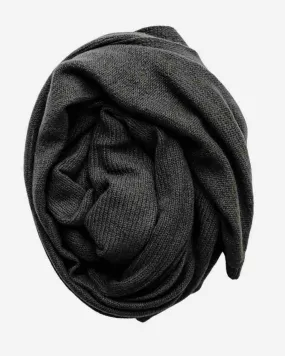 Black Cashmere Featherlight Shawl