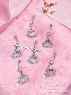 Bling Kitty Belly Ring