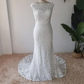 Bohemian Lace Wedding Dress