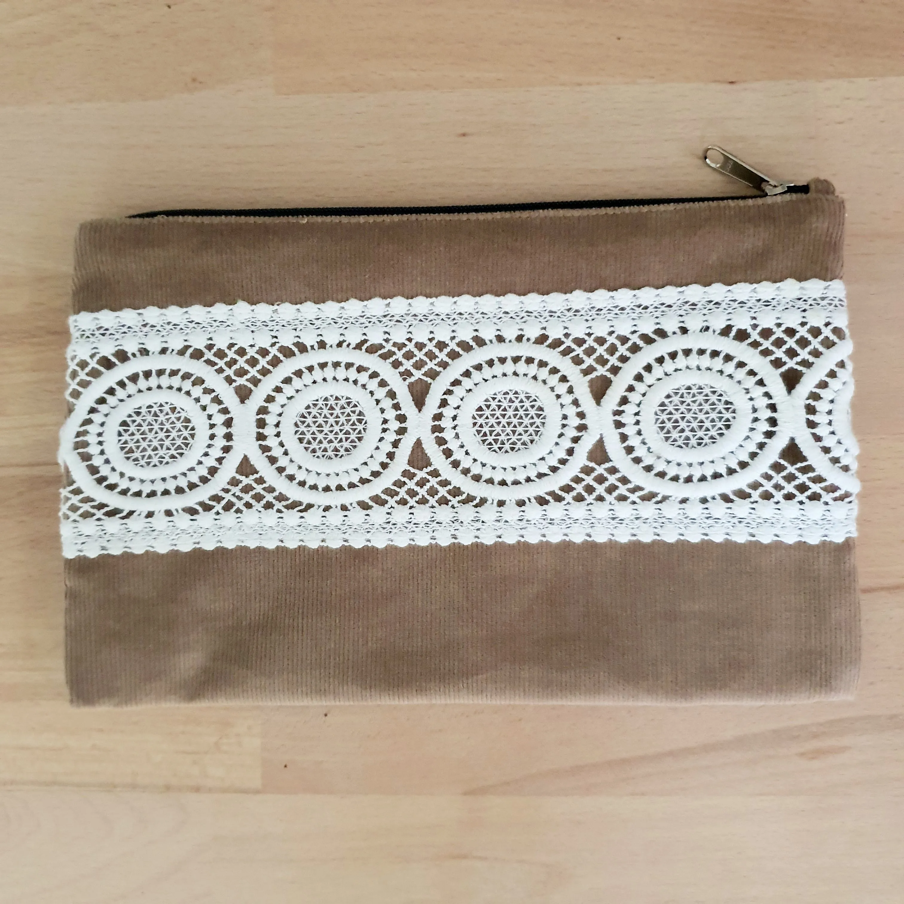 Boho Lace Bag - Tan