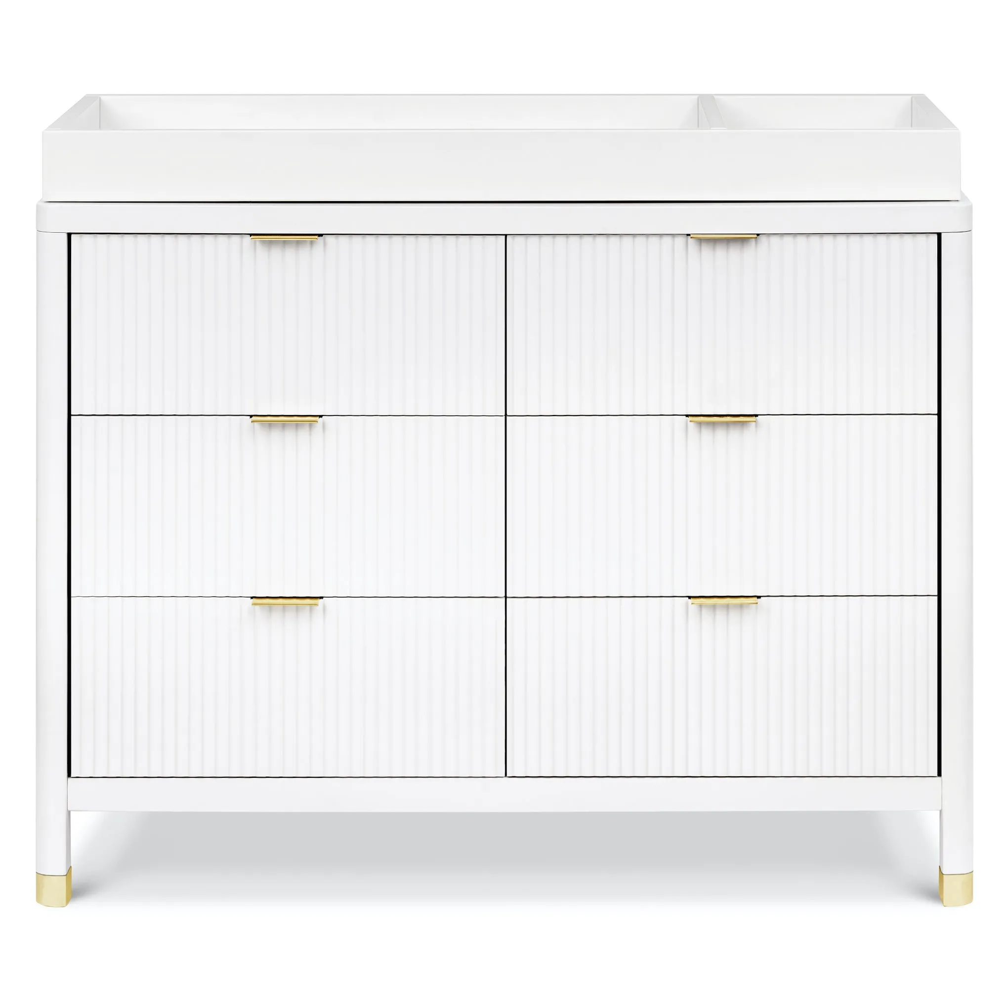 Brimsley Tambour 6-Drawer Assembled Dresser