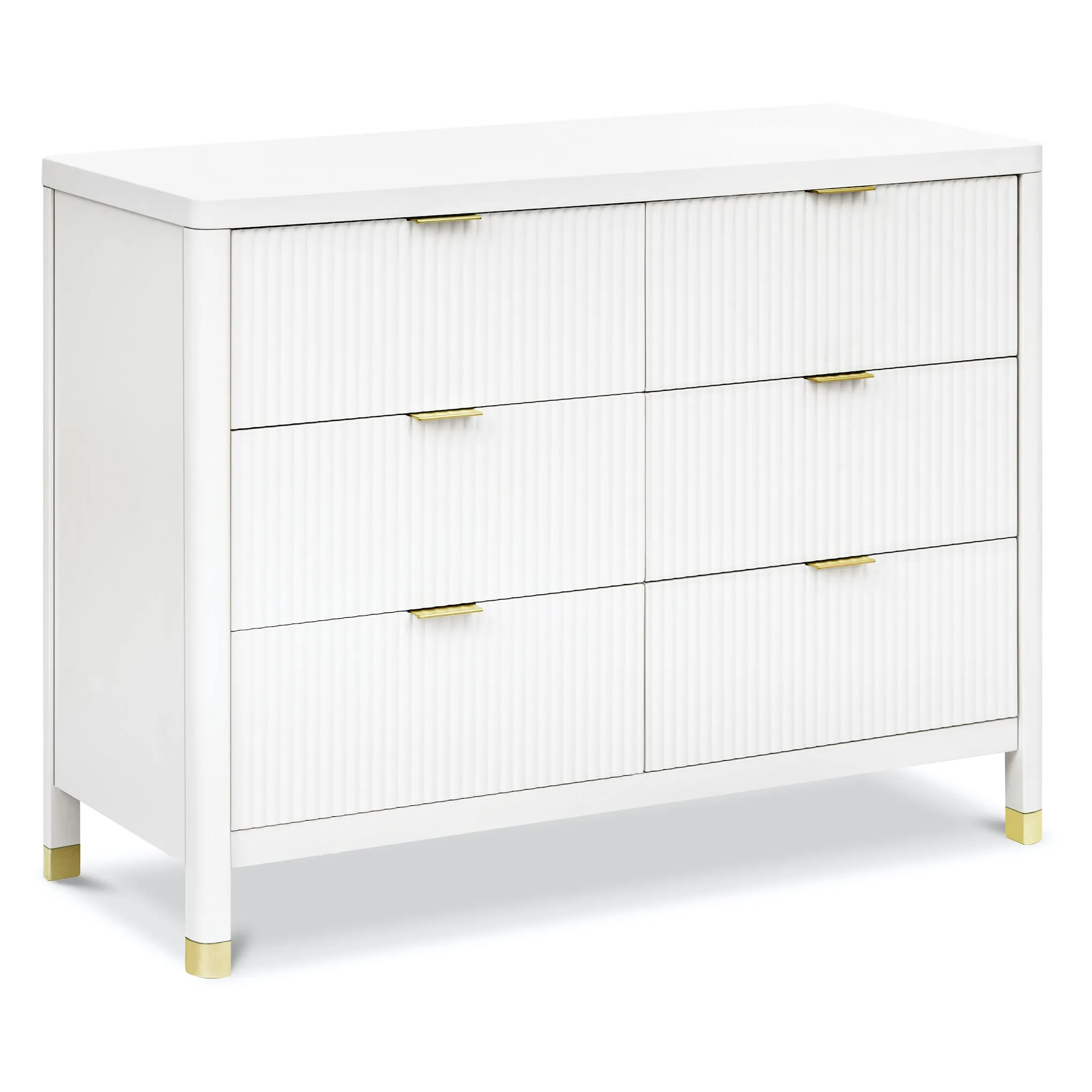 Brimsley Tambour 6-Drawer Assembled Dresser