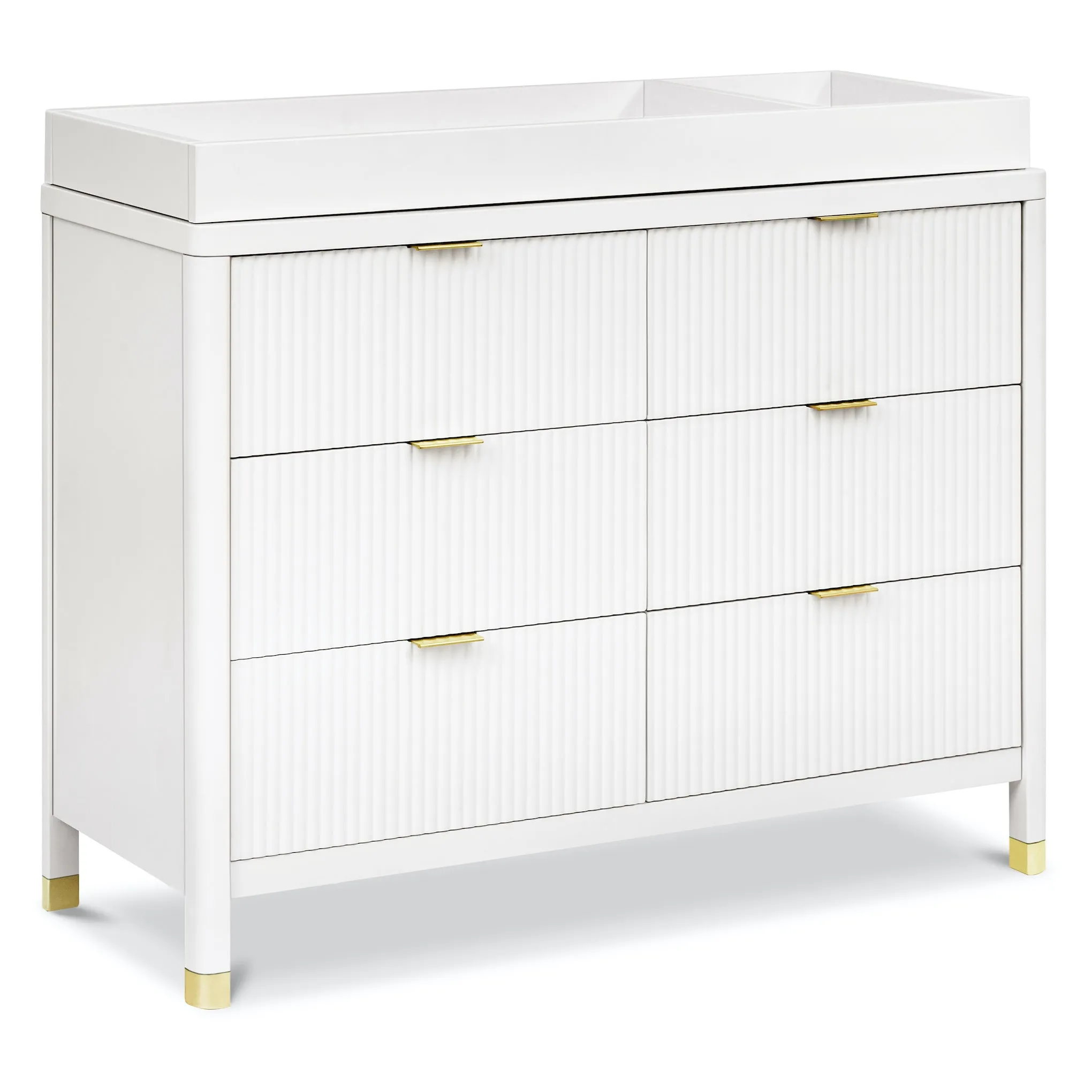 Brimsley Tambour 6-Drawer Assembled Dresser