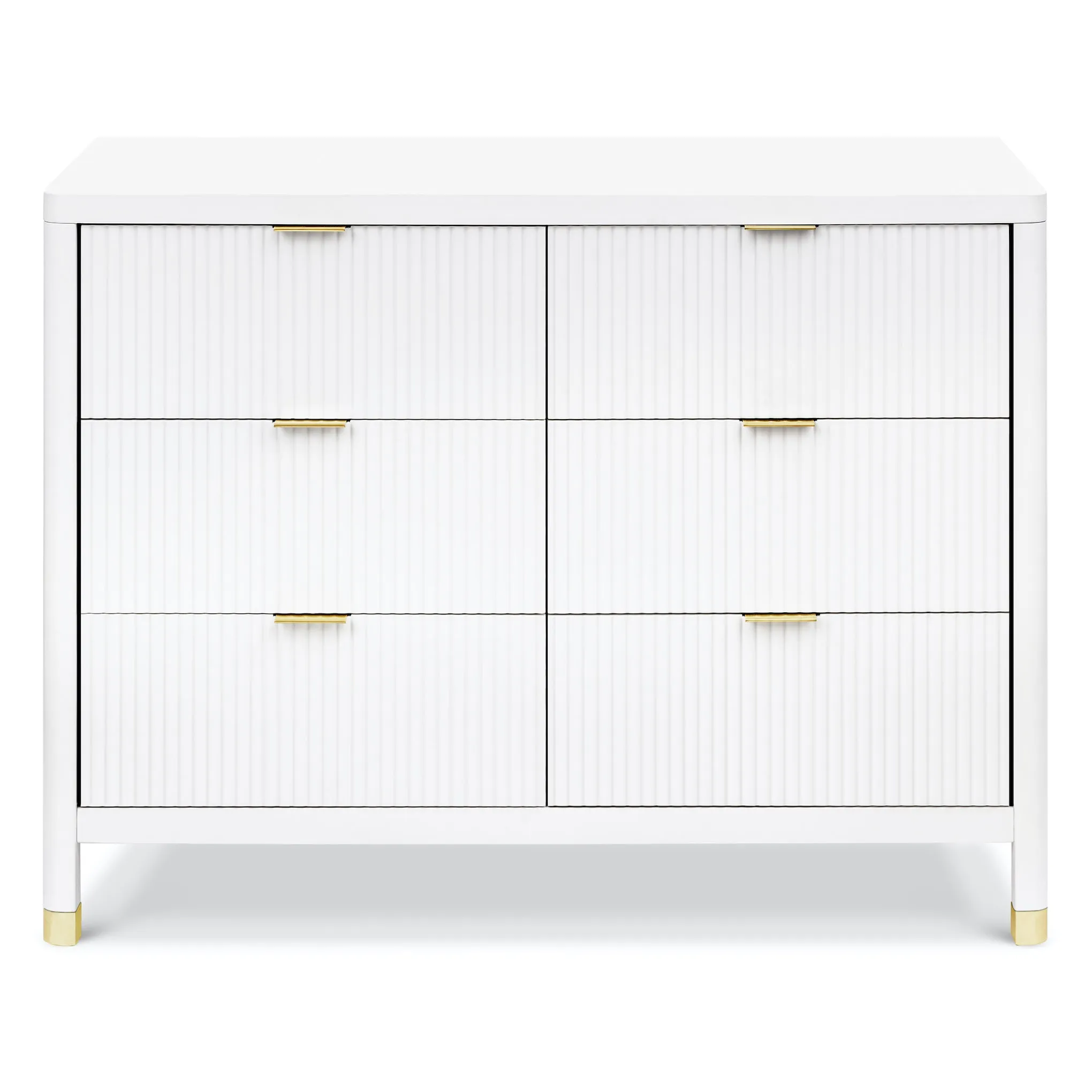 Brimsley Tambour 6-Drawer Assembled Dresser