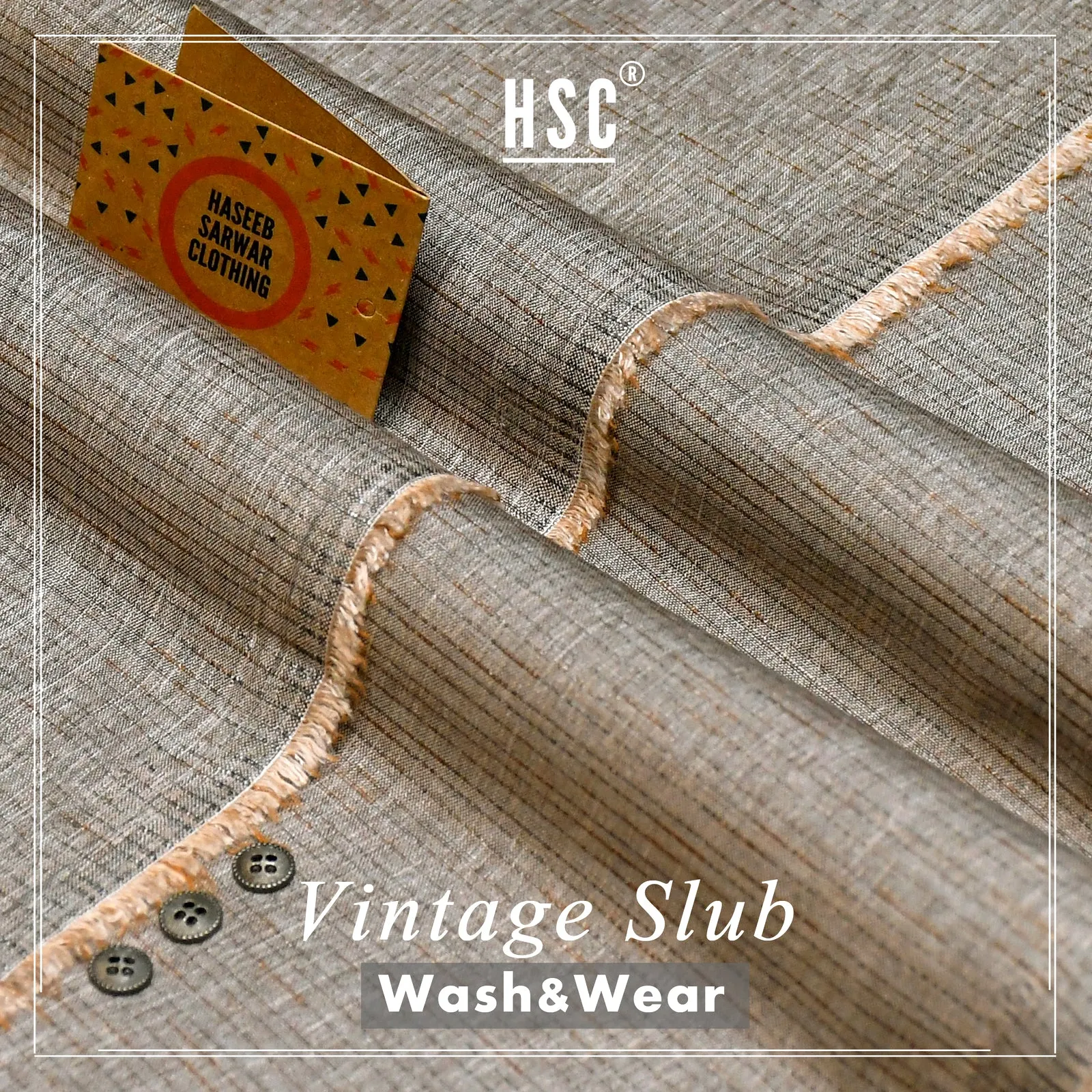 Buy 1 Get 1 Free Vintage Slub Wash&Wear - VSW2