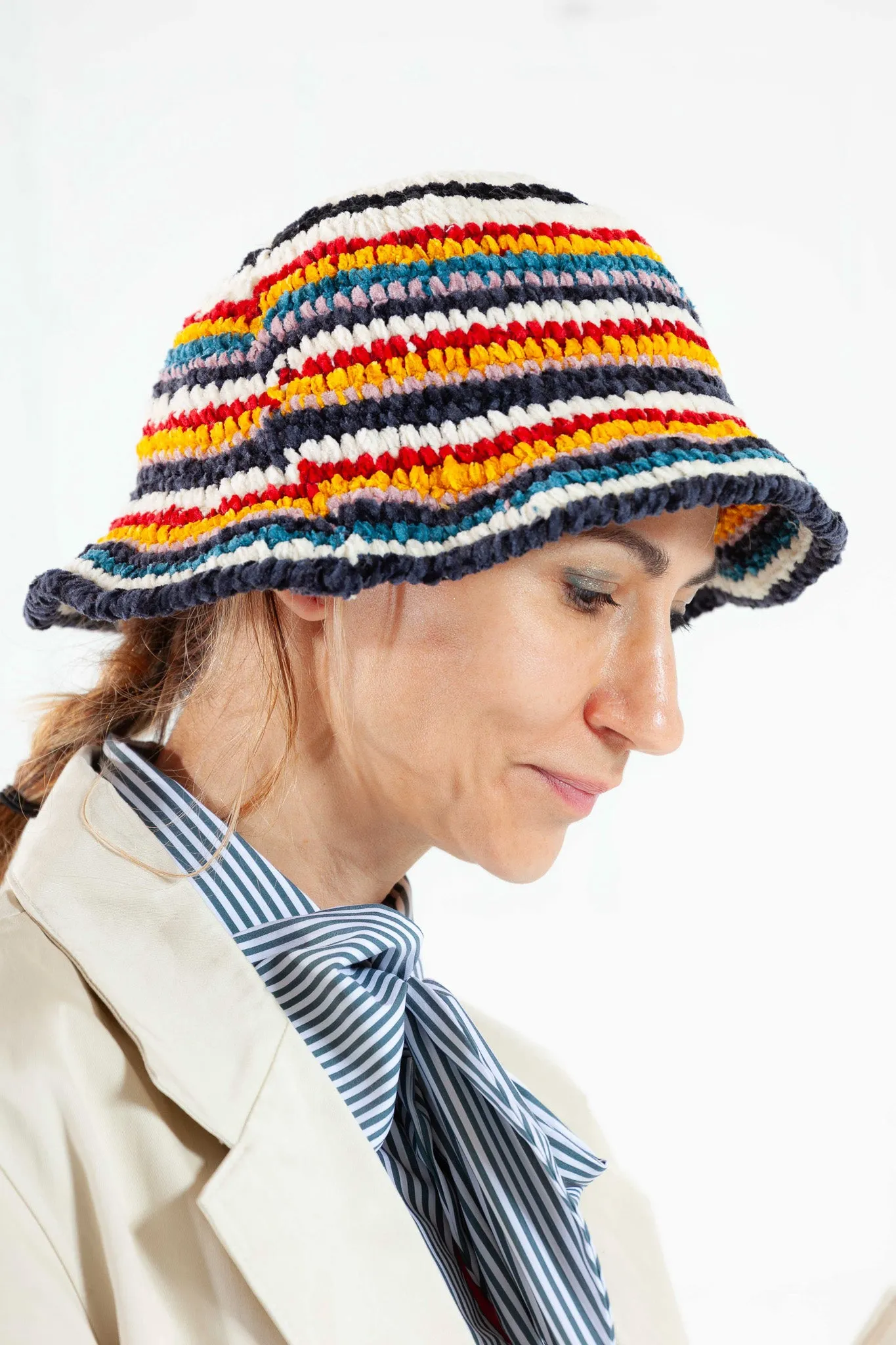 ByAdushka Hand-Crochet Bucket Hat