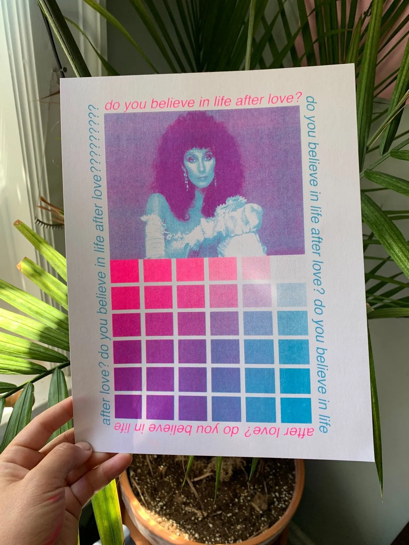 Cher Color Chart Riso Print