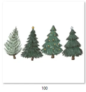 Christmas Trees DTF Transfer - 100