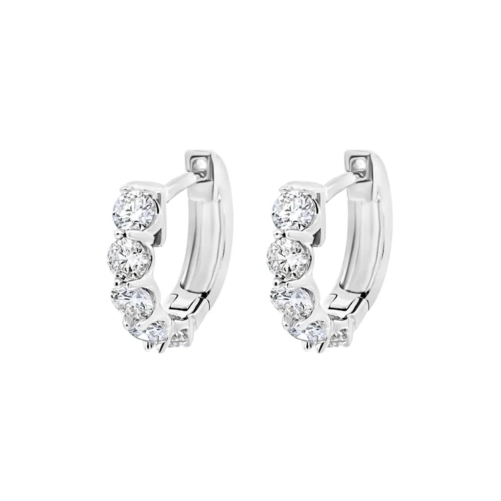 Clara by Martin Binder Diamond Hoop Earrings (1.00 ct. tw.)