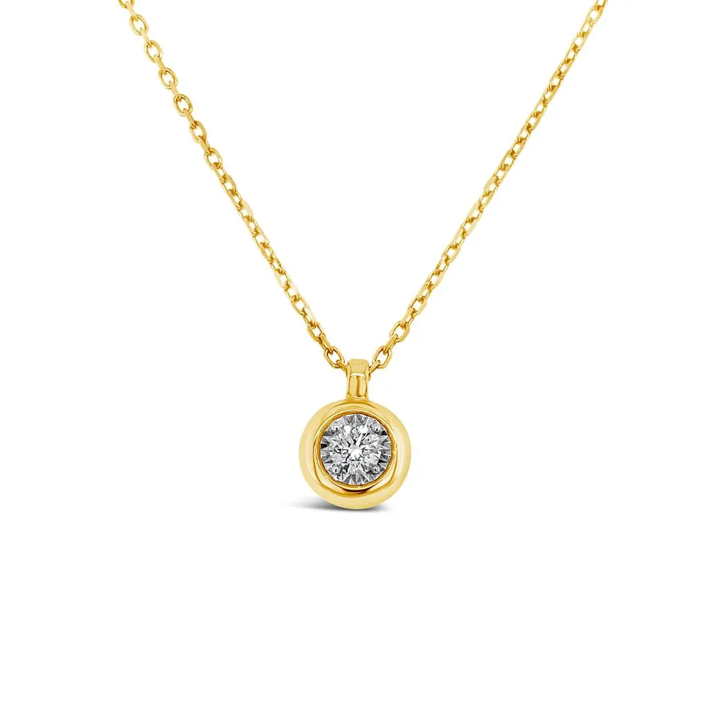 Clara by Martin Binder Diamond Solitaire Necklace (0.23 ct. tw.)