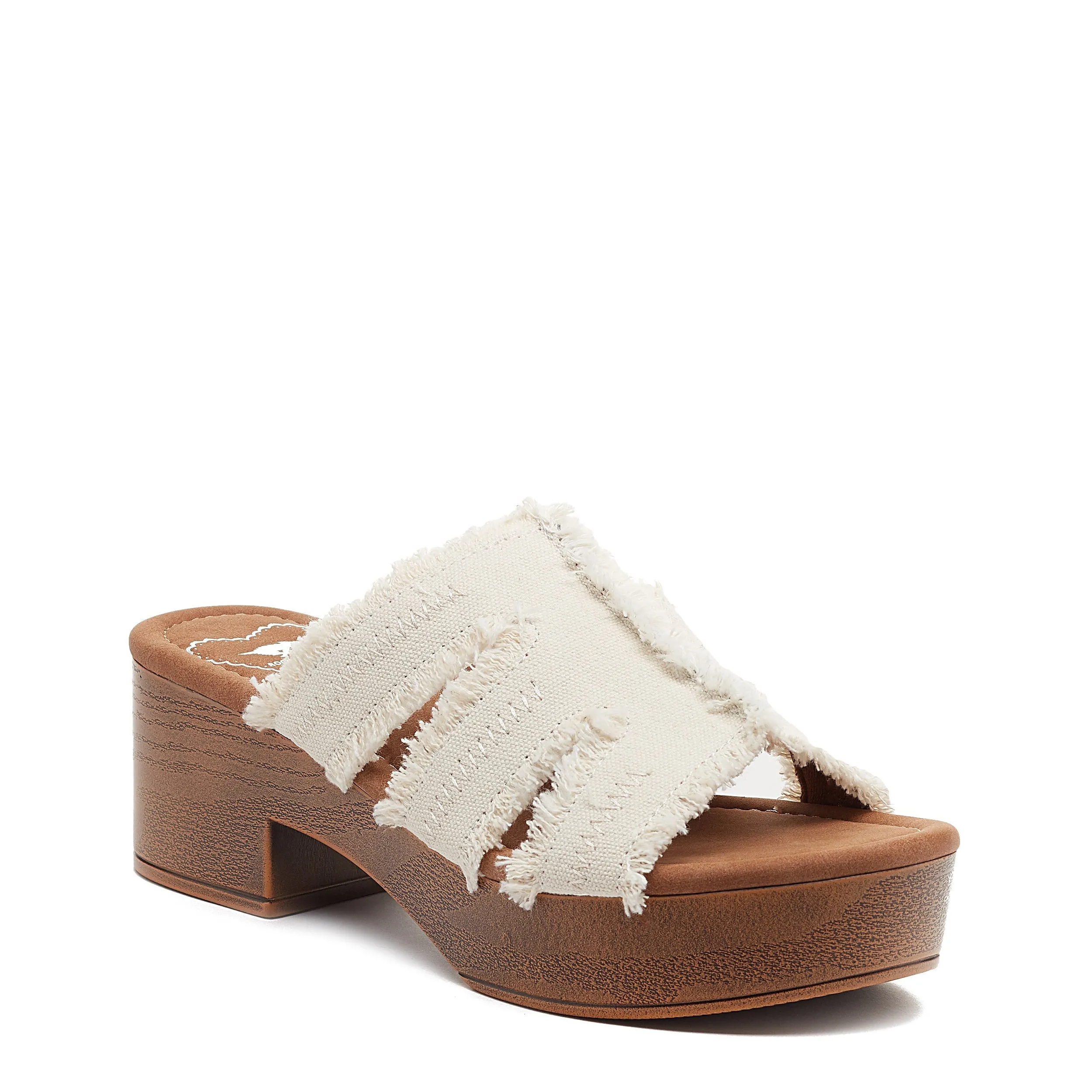 Clipper Natural Platform Sandals