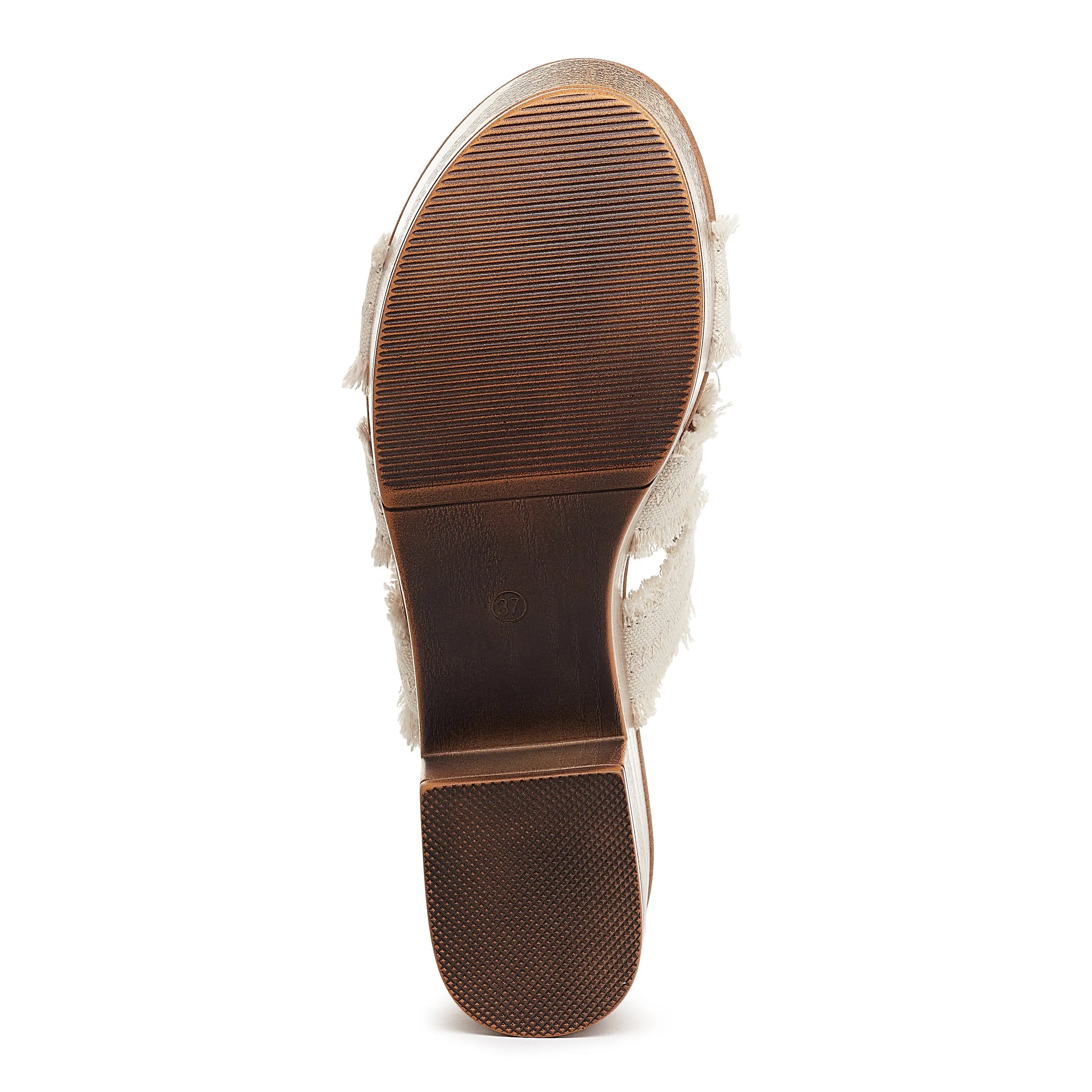 Clipper Natural Platform Sandals