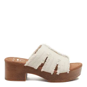 Clipper Natural Platform Sandals