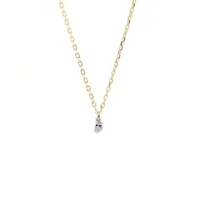 Crescent Diamond necklace