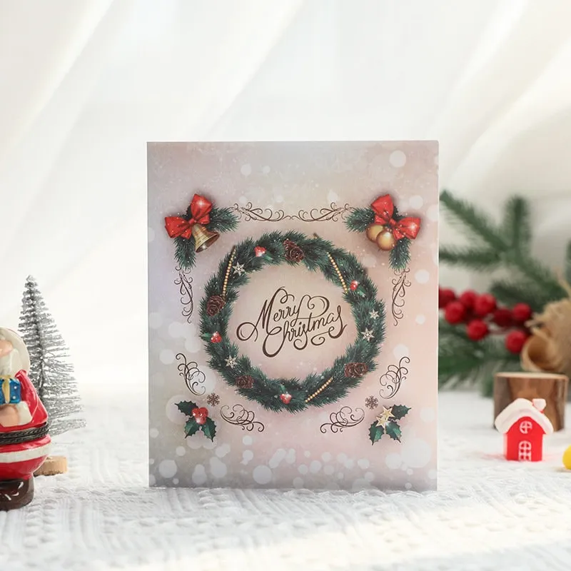 Customized Pop-Up Christmas Tree Greeting Card | Xmas Handmade Christmas Wish Card | Congratulations Christmas Card  Festive Gift