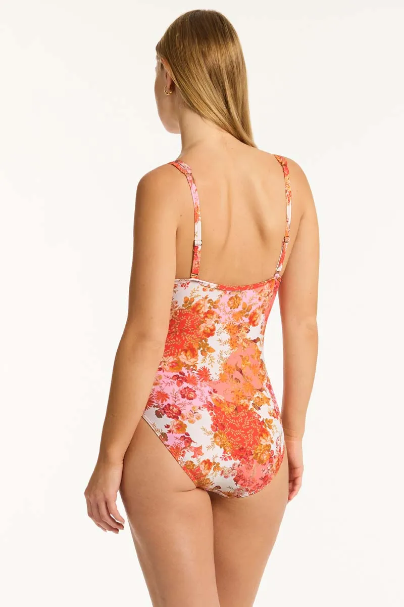 Daisyfield Spliced One Piece