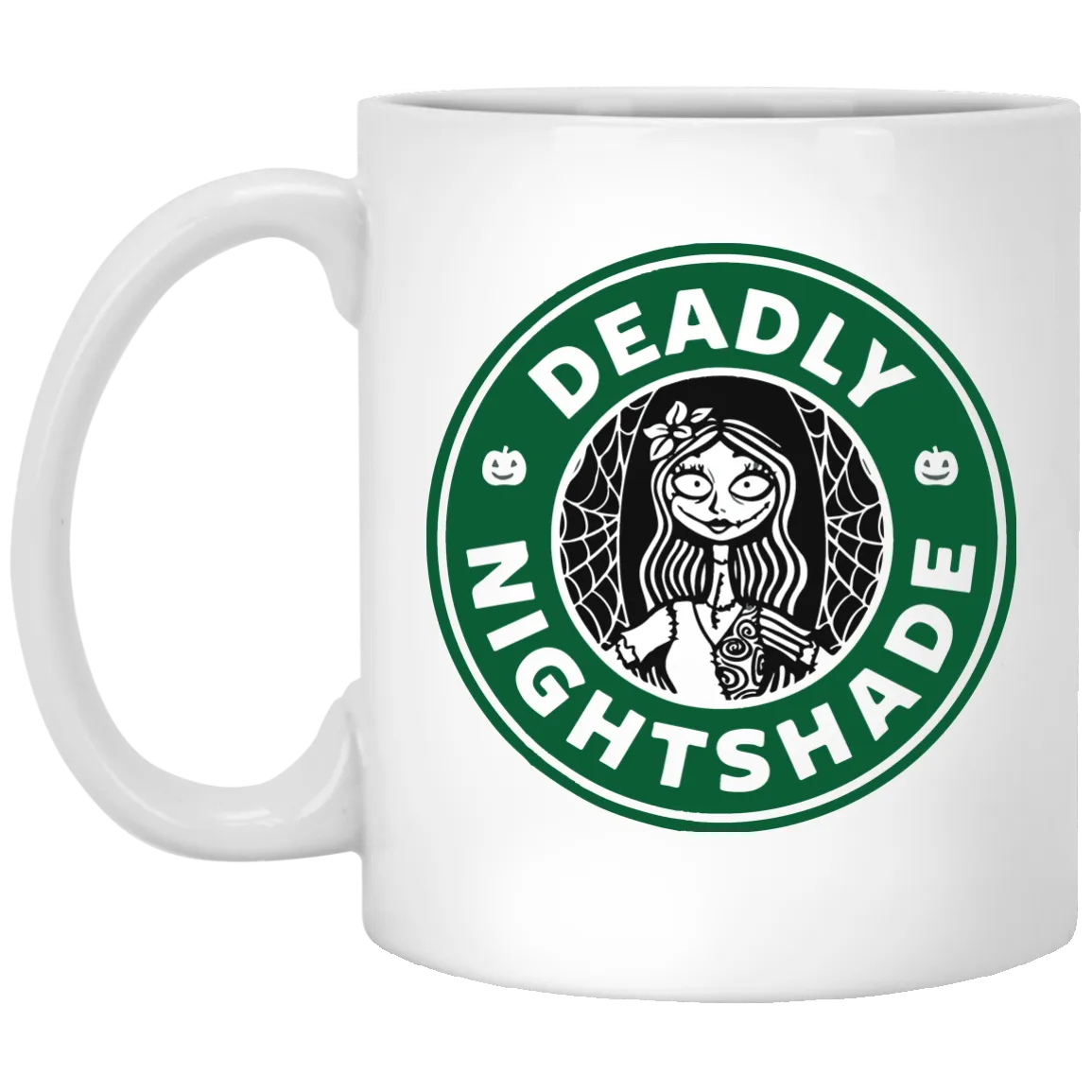 Deadly nightshade mugs: Sally Nightmare Before Christmas