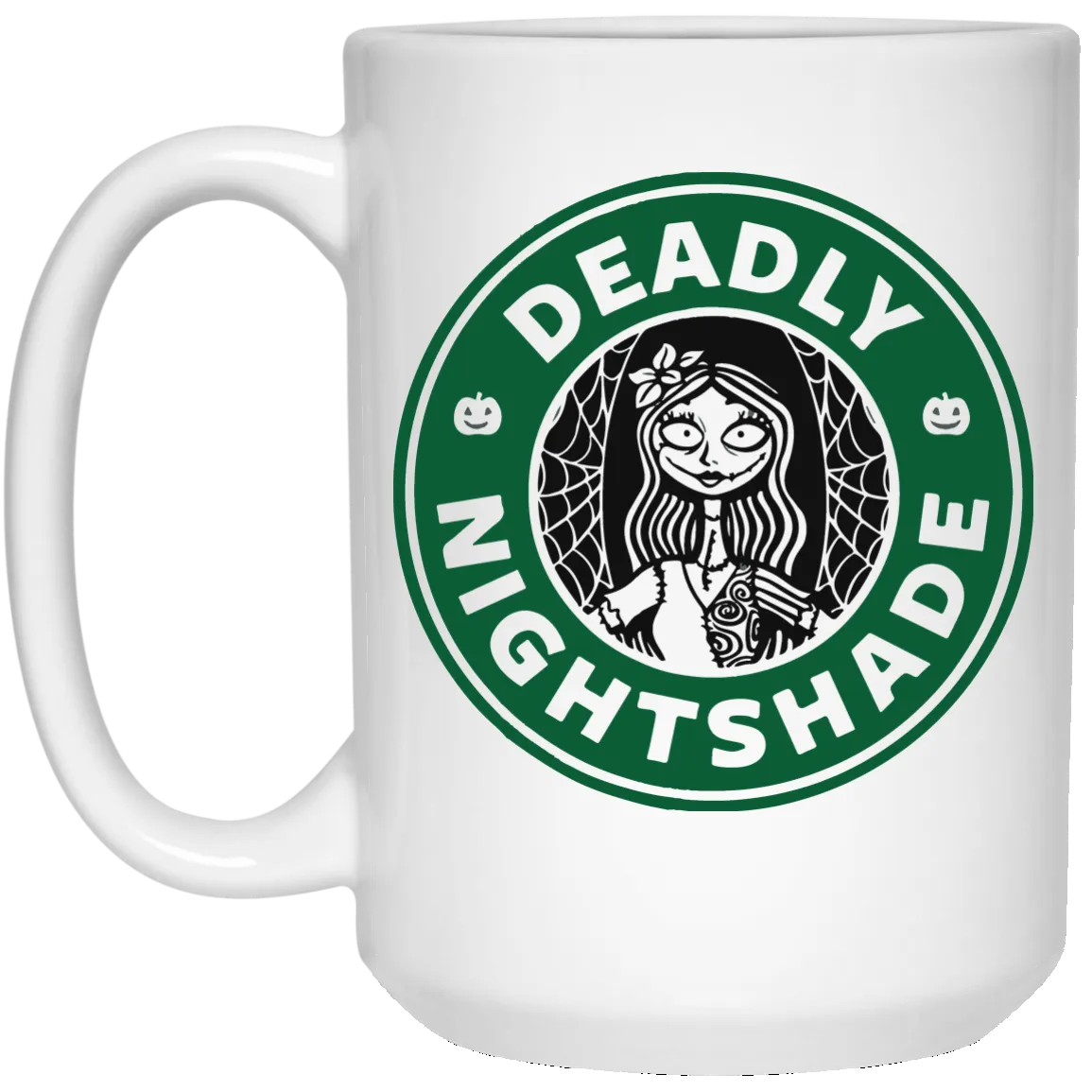 Deadly nightshade mugs: Sally Nightmare Before Christmas