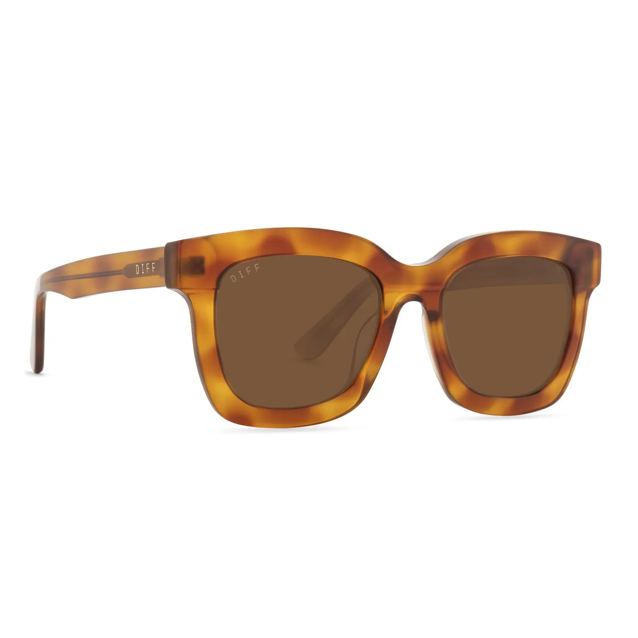 Diff Eyewear Carson Sunglasses - Andes Tortoise Brown Polarized