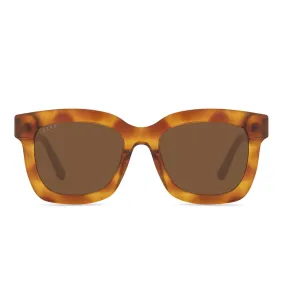 Diff Eyewear Carson Sunglasses - Andes Tortoise Brown Polarized