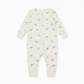 Dino Print Clever Zip Romper