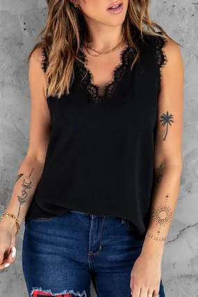 Eyes On You Lace V-Neck Top