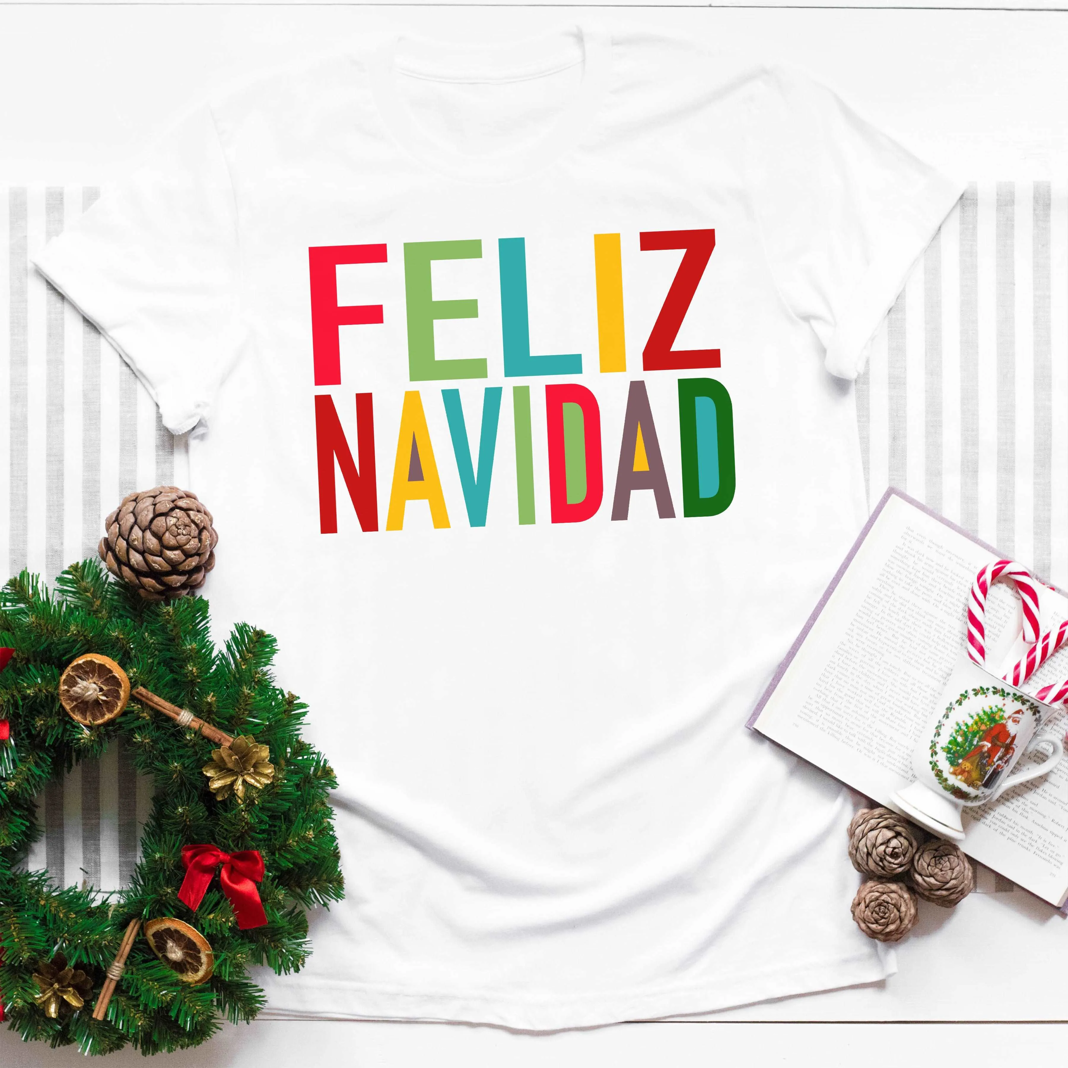 Feliz Navidad - White