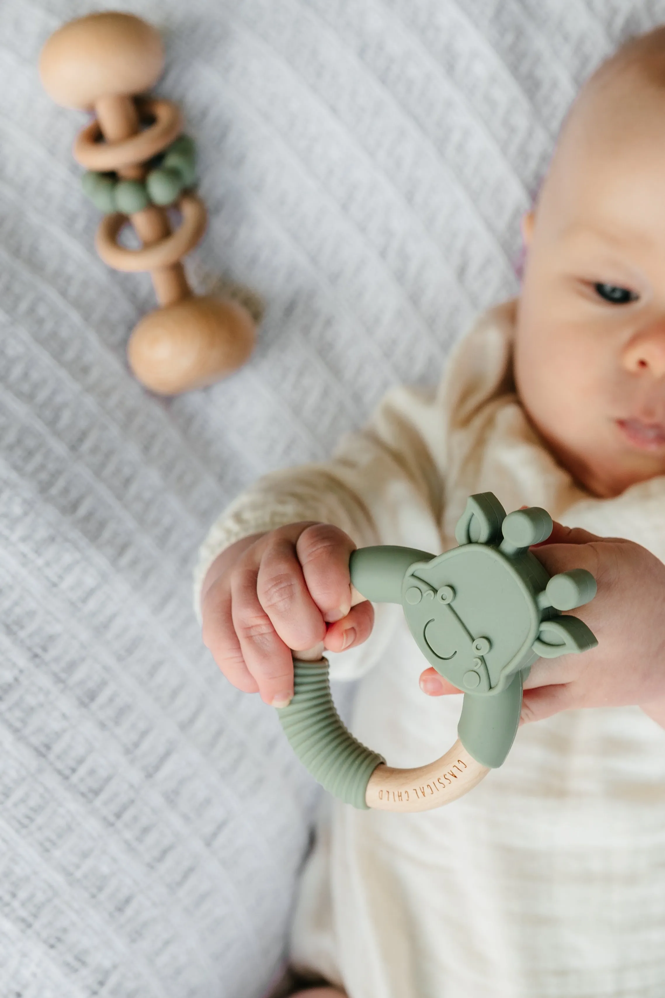 Giraffe Teether Sage