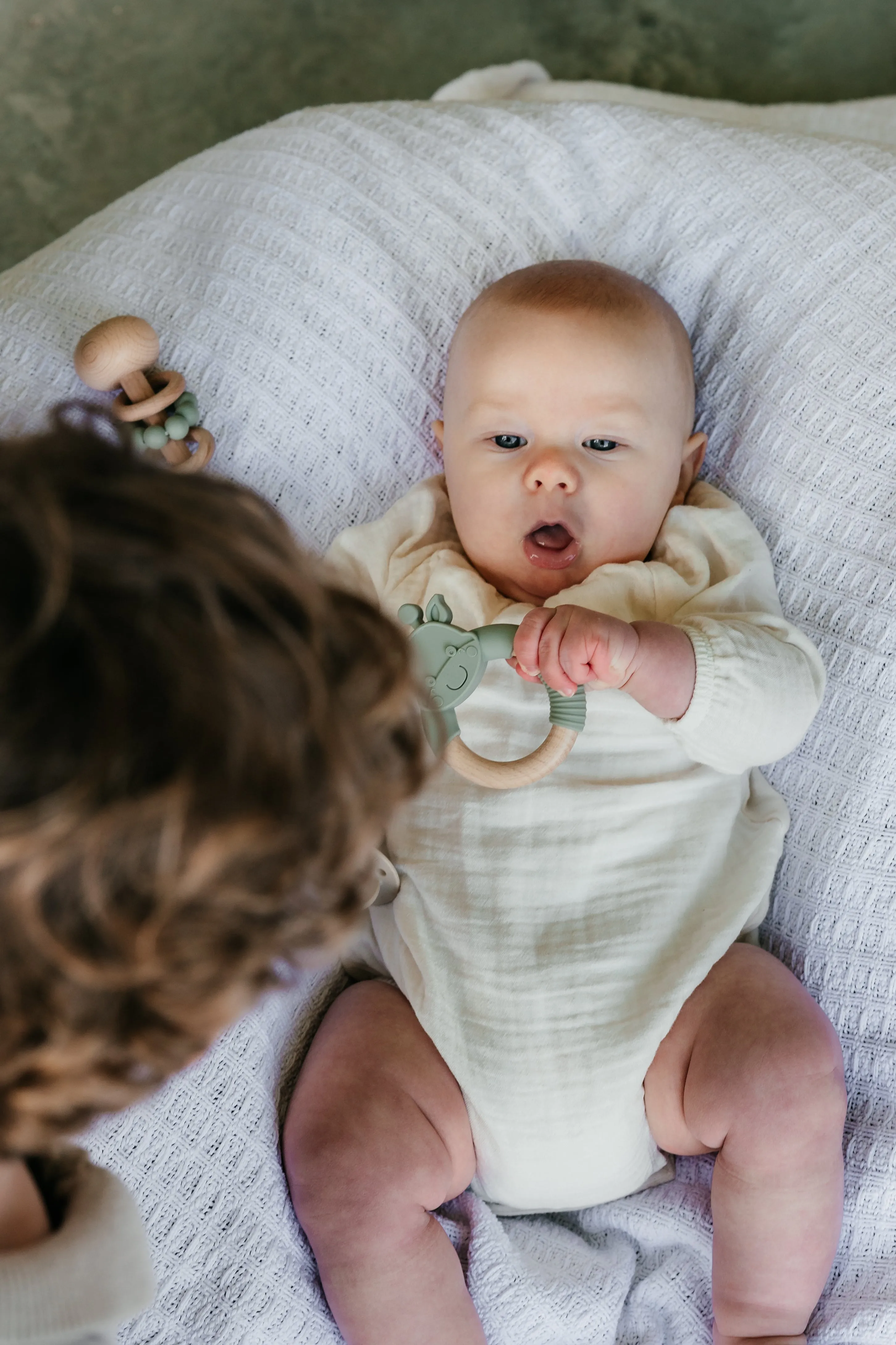 Giraffe Teether Sage