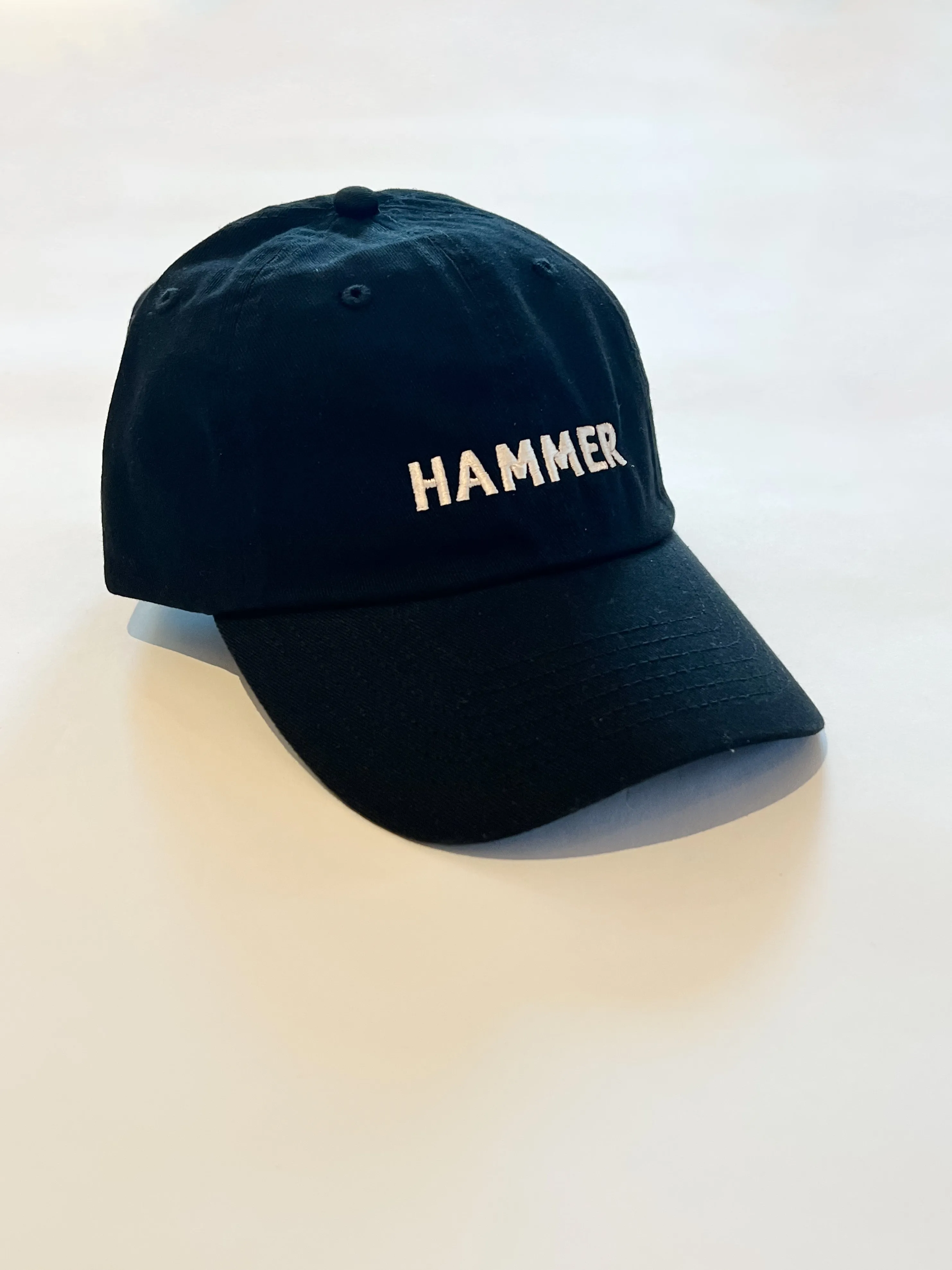 Hammer Hat Black with Beige