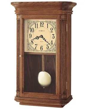 Howard Miller Westbrook Chiming Pendulum Wall Clock - Oak Yorkshire Finish