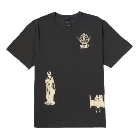 HUF LOOSIES WASHED S/S TEE-BLACK