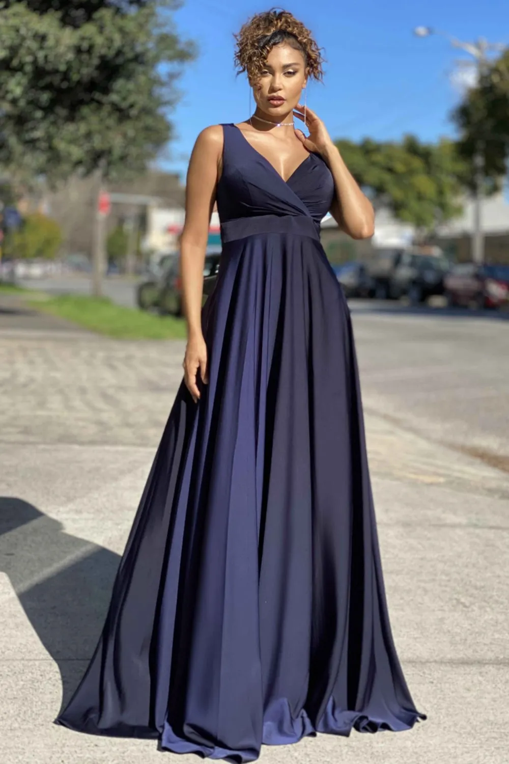 Jadore Gown JX4036 - Navy